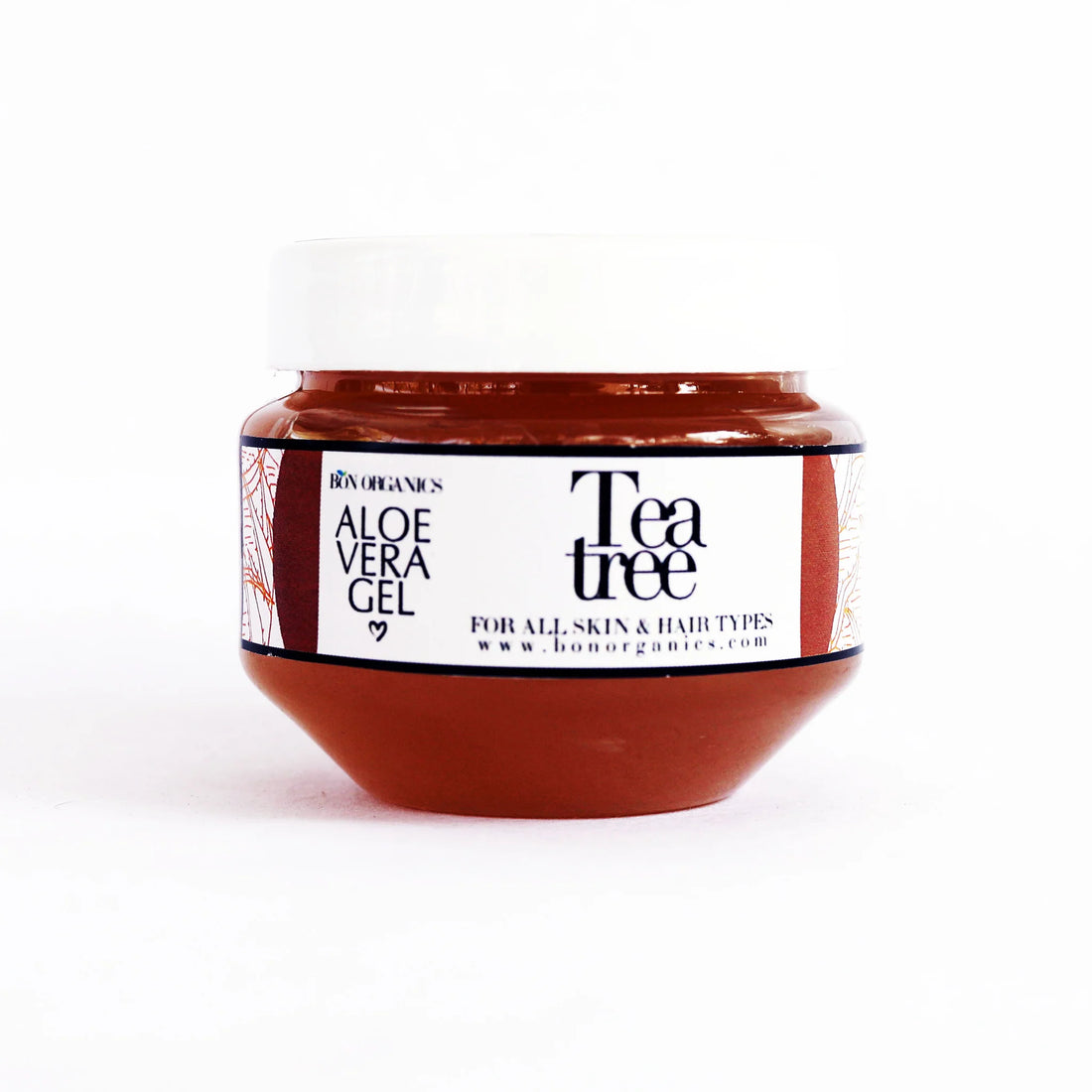 Aloe Vera Gel | With Tea Tree – For All Skin & Hair Types – Bon Organics – 100gm