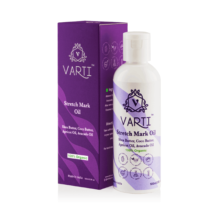 Stretch Mark Oil | Hand Crafted - Cruelty Free, Sulphate Free, Paraben Free & No Added Colour – Varti Ayurvedz – 100ml