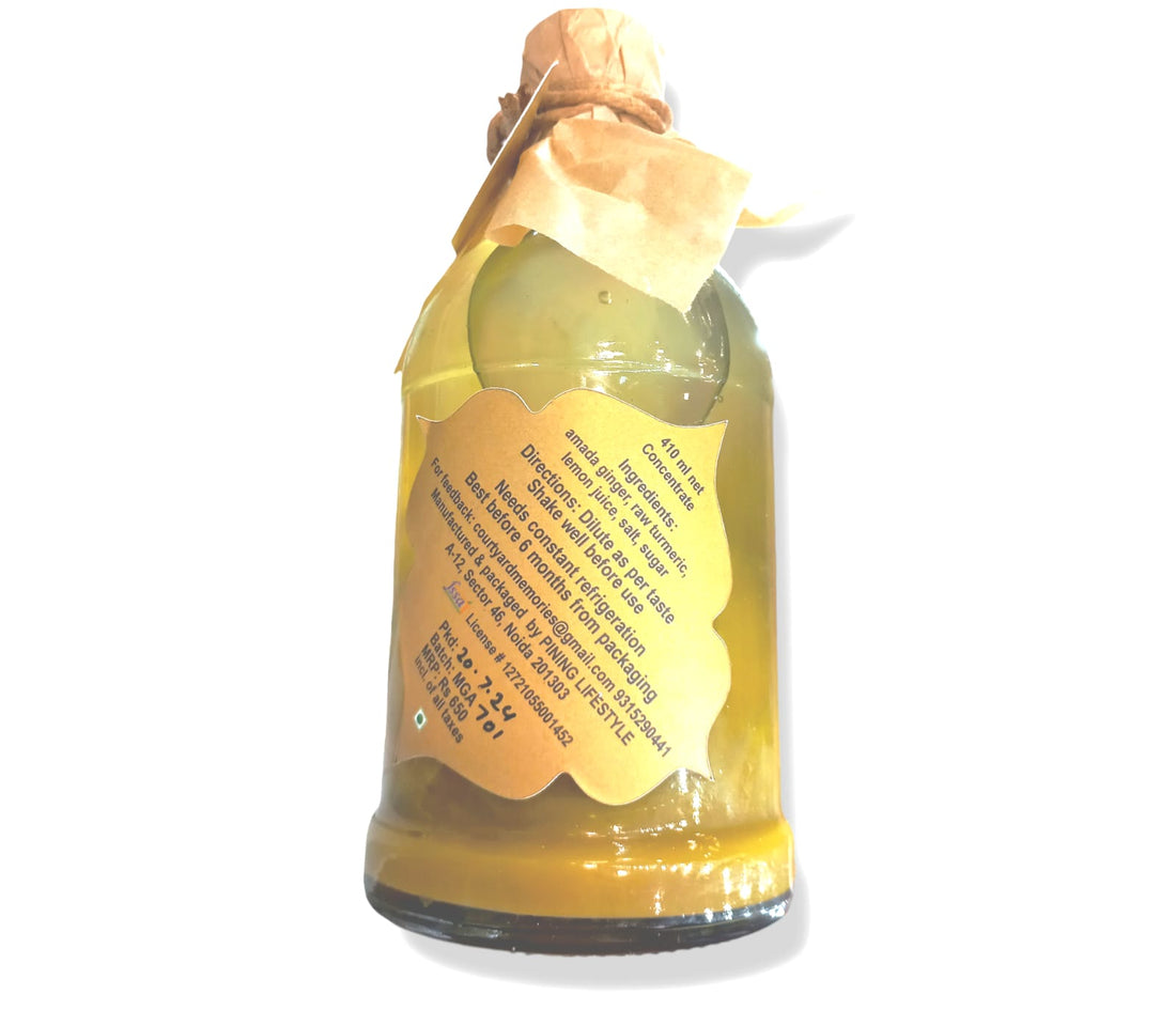 Amada Ginger Ale - Sweetened - Courtyard Memories - 410ml