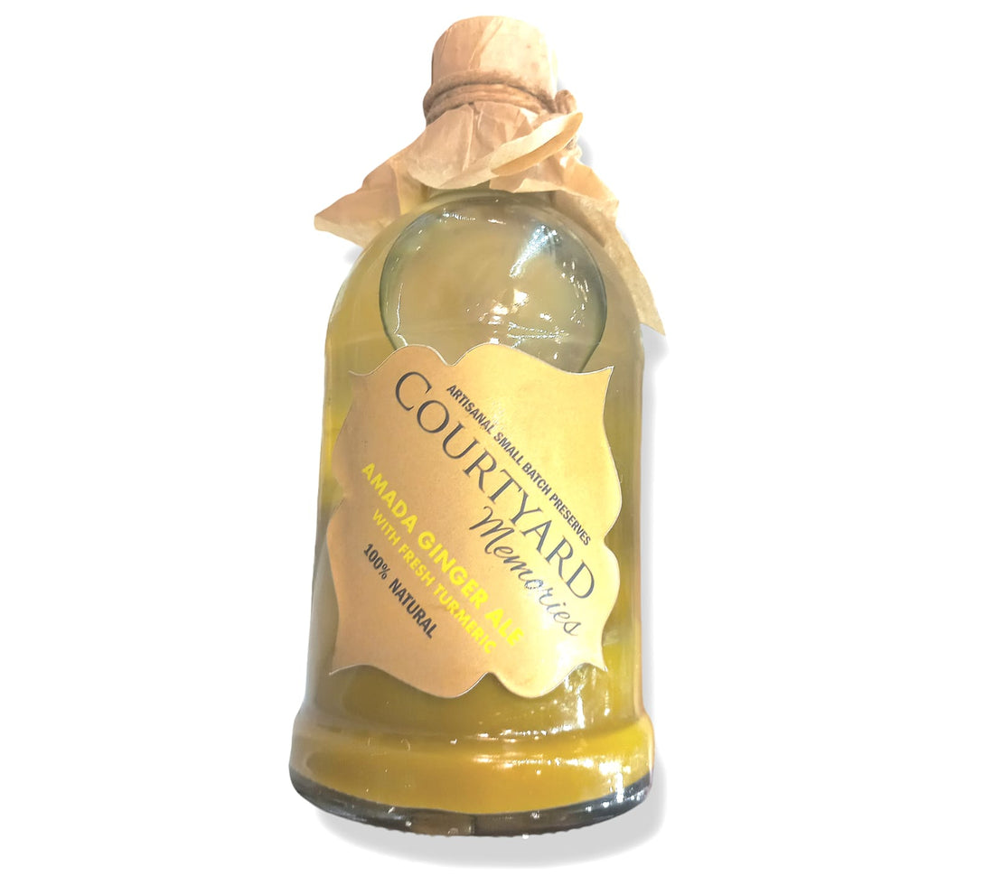 Amada Ginger Ale - Sweetened - Courtyard Memories - 410ml