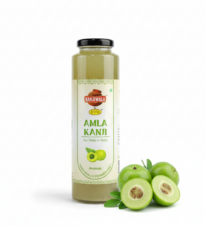 Kanji| Amla Kanji - Probiotic -Naturally Fermented - Immunity Booster - No Artificial Flavours , No  Preservatives &amp; No Sweeteners -Kanjiwala- 350ml
