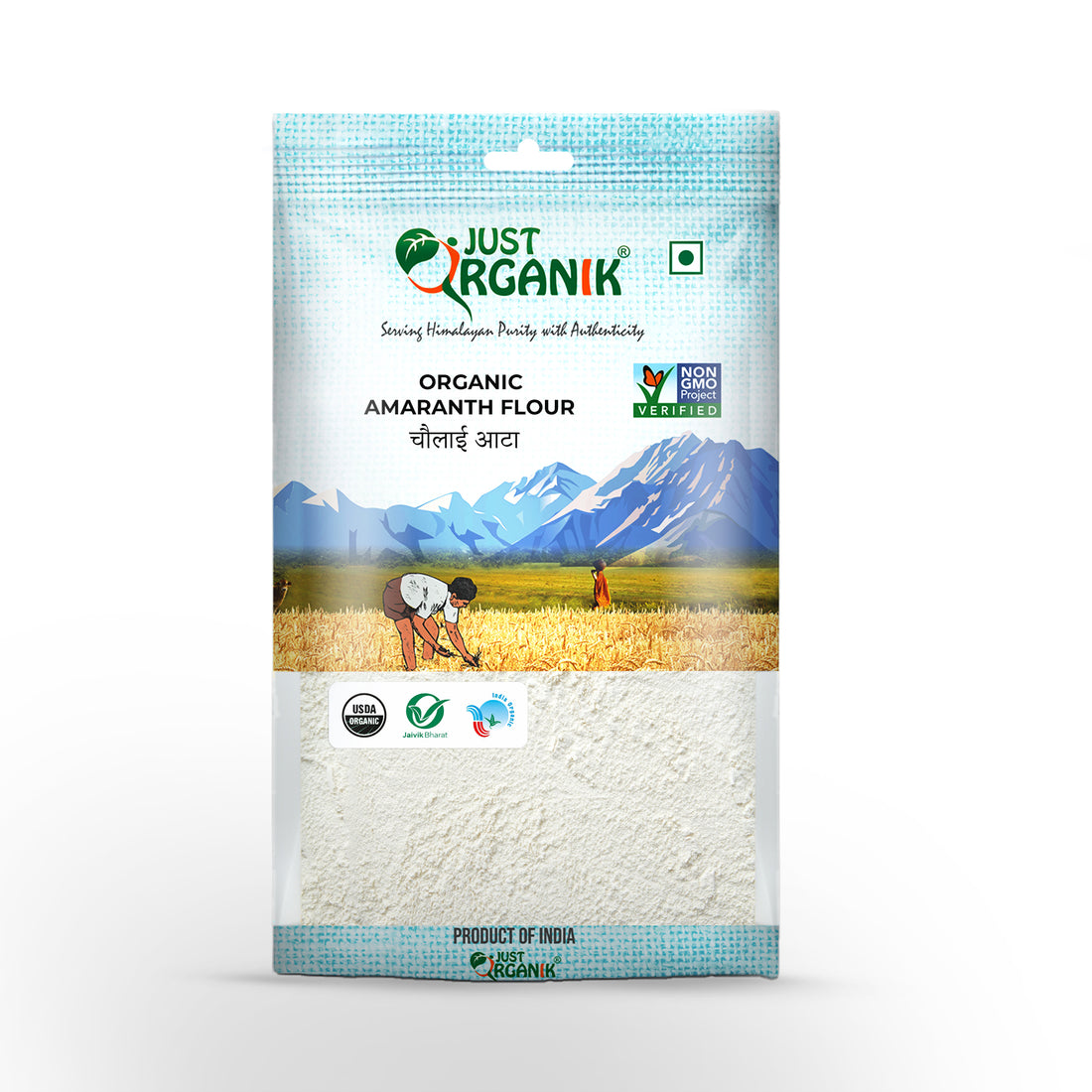 Amaranth Flour | Rich In Calcium - Just Organik - 500gm