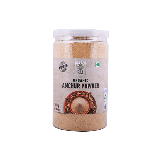 Amchur Powder | Certified Organic - No Artificial  Flavours &amp; No Preservatives - DTE - 100gm