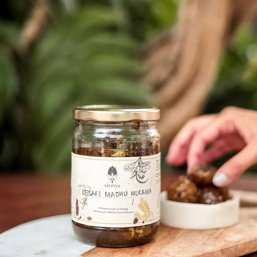 Amla Murabba | Kesari Madhu - All Natural - Zero Sugar & Wholesome Holistic Nourishment – Satmya – 625gm