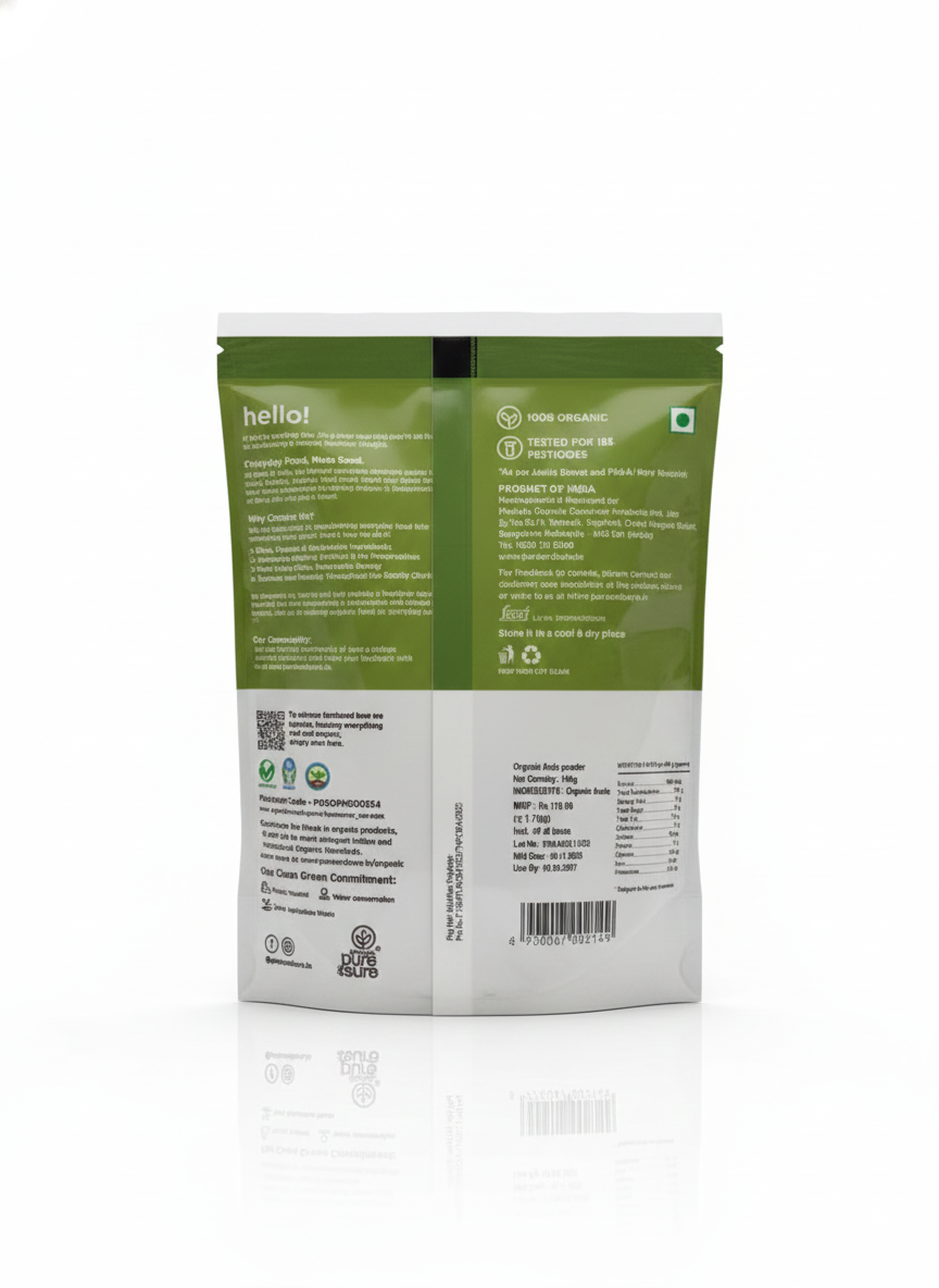 Amla Powder | USDA Organic - Gluten Free, Rich In Nutrients, Non Gmo, Preservatives Free, No Artificial Colours &amp;amp; Flavours - Pure And Sure - 100gm