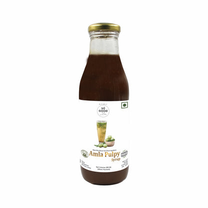 Syrup | l Amla Pulpy Syrup (Made With Natural And Ethical Ingredients) - Natural - Sulphur Free, Cane Free, No Colors, No Preservatives &amp; No Artificial Flavour - So Good - 500ml
