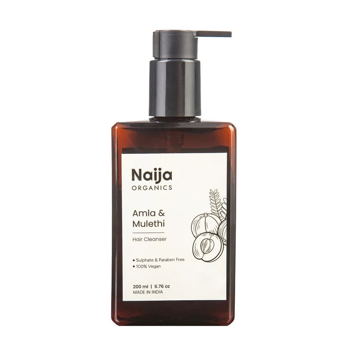 Shampoo  | Amla &amp; Mulethi Hair Cleanser-Shampoo for Reducing Scalp Irritation -Enhances Hair Growth - Paraben &amp; Sulphate-Free - Suitable for Men &amp; Wome  – Naija – 200ml