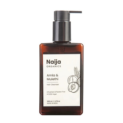 Shampoo  | Amla &amp; Mulethi Hair Cleanser-Shampoo for Reducing Scalp Irritation -Enhances Hair Growth - Paraben &amp; Sulphate-Free - Suitable for Men &amp; Wome  – Naija – 200ml