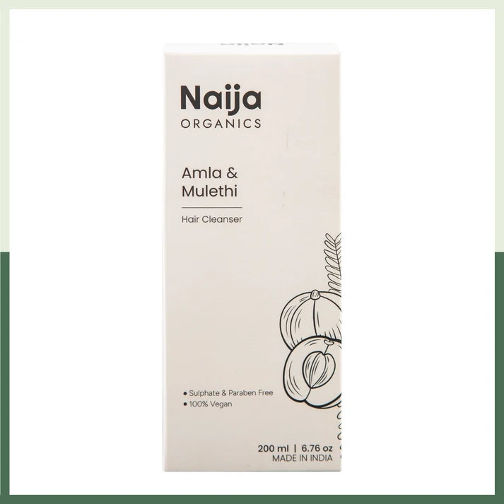 Shampoo  | Amla &amp; Mulethi Hair Cleanser-Shampoo for Reducing Scalp Irritation -Enhances Hair Growth - Paraben &amp; Sulphate-Free - Suitable for Men &amp; Wome  – Naija – 200ml