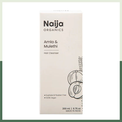 Shampoo  | Amla &amp; Mulethi Hair Cleanser-Shampoo for Reducing Scalp Irritation -Enhances Hair Growth - Paraben &amp; Sulphate-Free - Suitable for Men &amp; Wome  – Naija – 200ml