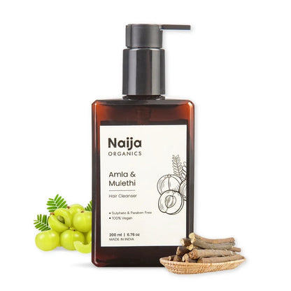Shampoo  | Amla &amp; Mulethi Hair Cleanser-Shampoo for Reducing Scalp Irritation -Enhances Hair Growth - Paraben &amp; Sulphate-Free - Suitable for Men &amp; Wome  – Naija – 200ml