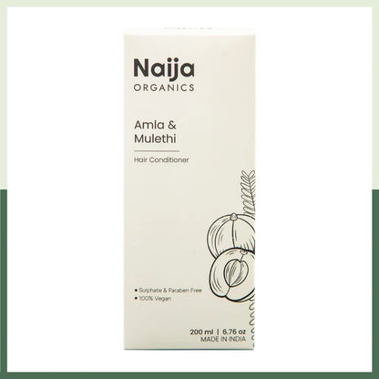 Shampoo |  Amla &amp; Mulethi Hair Conditioner-Sulphate &amp; Paraben Free – Naija – 200ml