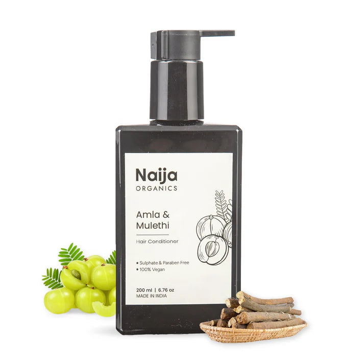 Shampoo |  Amla &amp; Mulethi Hair Conditioner-Sulphate &amp; Paraben Free – Naija – 200ml