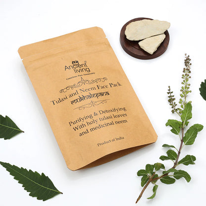 Tulsi &amp; Neem Face Pack - Ancient Living - 40gm