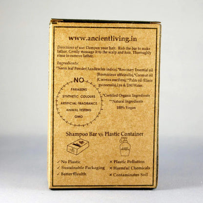 Neem Shampoo Bar - Ancient Living - 100 gm