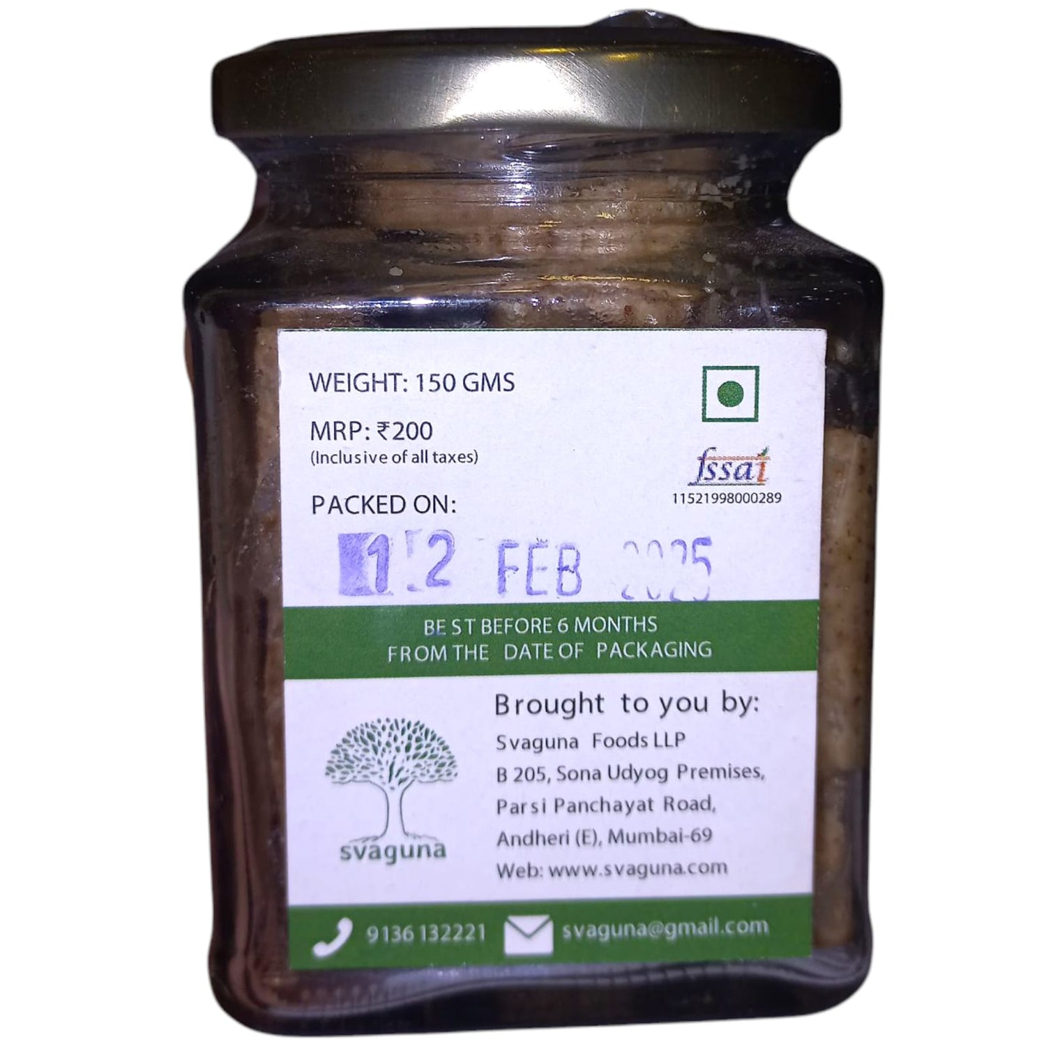 Barfi | Anjeer Barfi – Vegan, Gluten Free, Sugar Free, Guilt Free, Oil Free &amp; Butter Free – Svaguna – 150gm