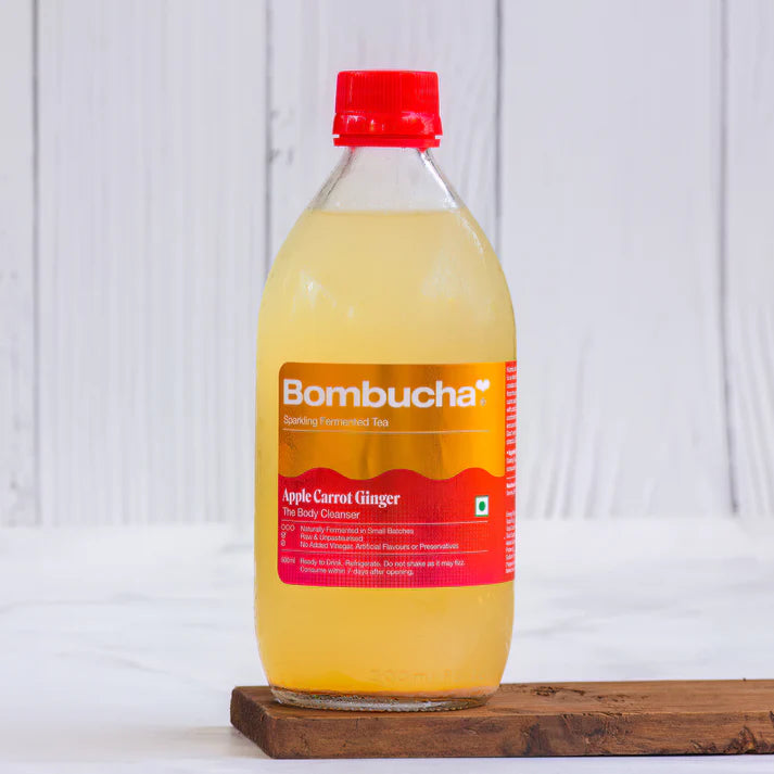 Apple Carrot Ginger Kombucha - Bombucha - 500ml