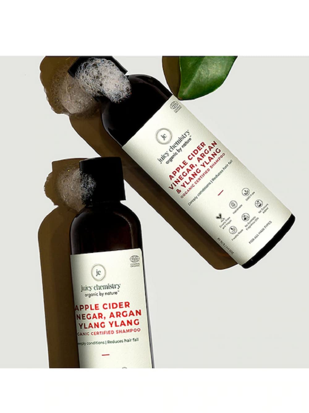 Apple Cider, Vinegar & Argan Shampoo - Juicy Chemistry - 200ml