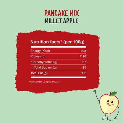Millet Pancake | Apple Millet Pancake (With Cocoa) - Made With Jaggery - No Maida - Timios – 150gm