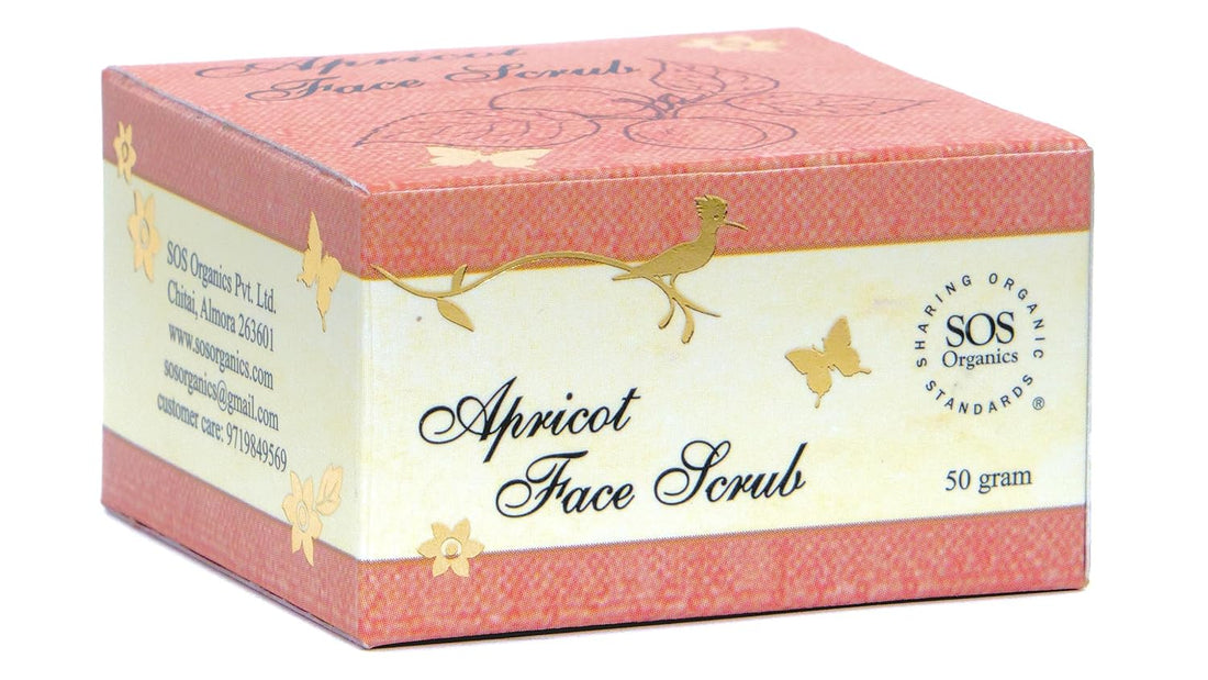 Apricot Face Scrub - SOS Organics - 50gm
