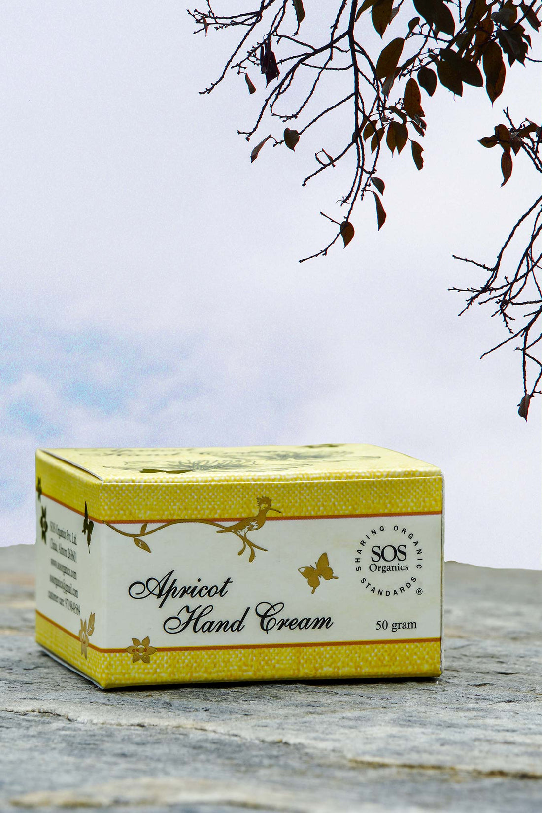 Apricot Hand Cream – SOS Organics – 50gm