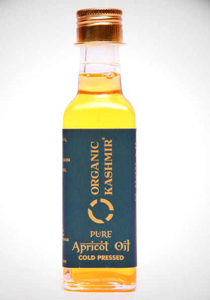 Apricot Oil  | Lakhaki Apricot Wood Pressed Oil - Edible - Non Ultra Filtered - High In Vitamins, Minerals And Essential Fatty Acids - Organic Kashmir - 100ml