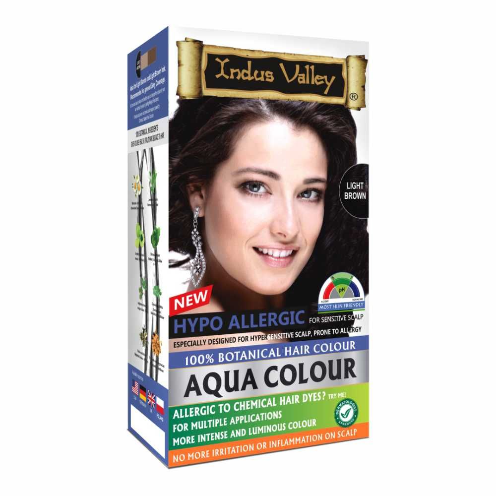 Aqua Color – Light Brown – Vegan – Indus Valley – 230ml