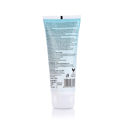 Shampoo | Aqua Halo Scalp Rejuvenating Shampoo - Promotes Thick &amp; Shiny Hair - For All Hair Types - Vegan &amp; Cruelty Free - Azafan Organics - 200gm