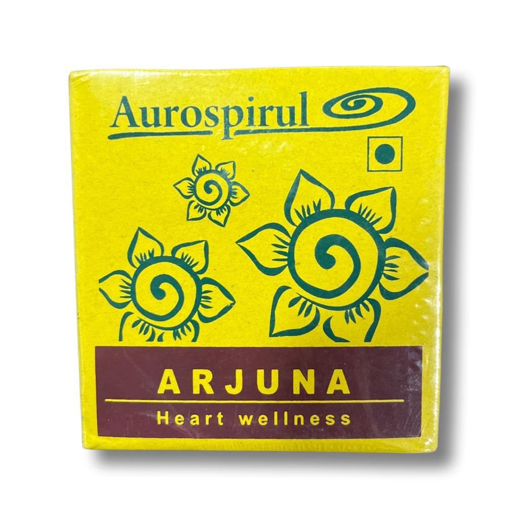 Arjuna | (Heart Wellness & Healthy Blood Pressure) - GMO Free, Helps For Asthma, Hypertension & Kidney Stones - Aurospirul – 100 Capsules