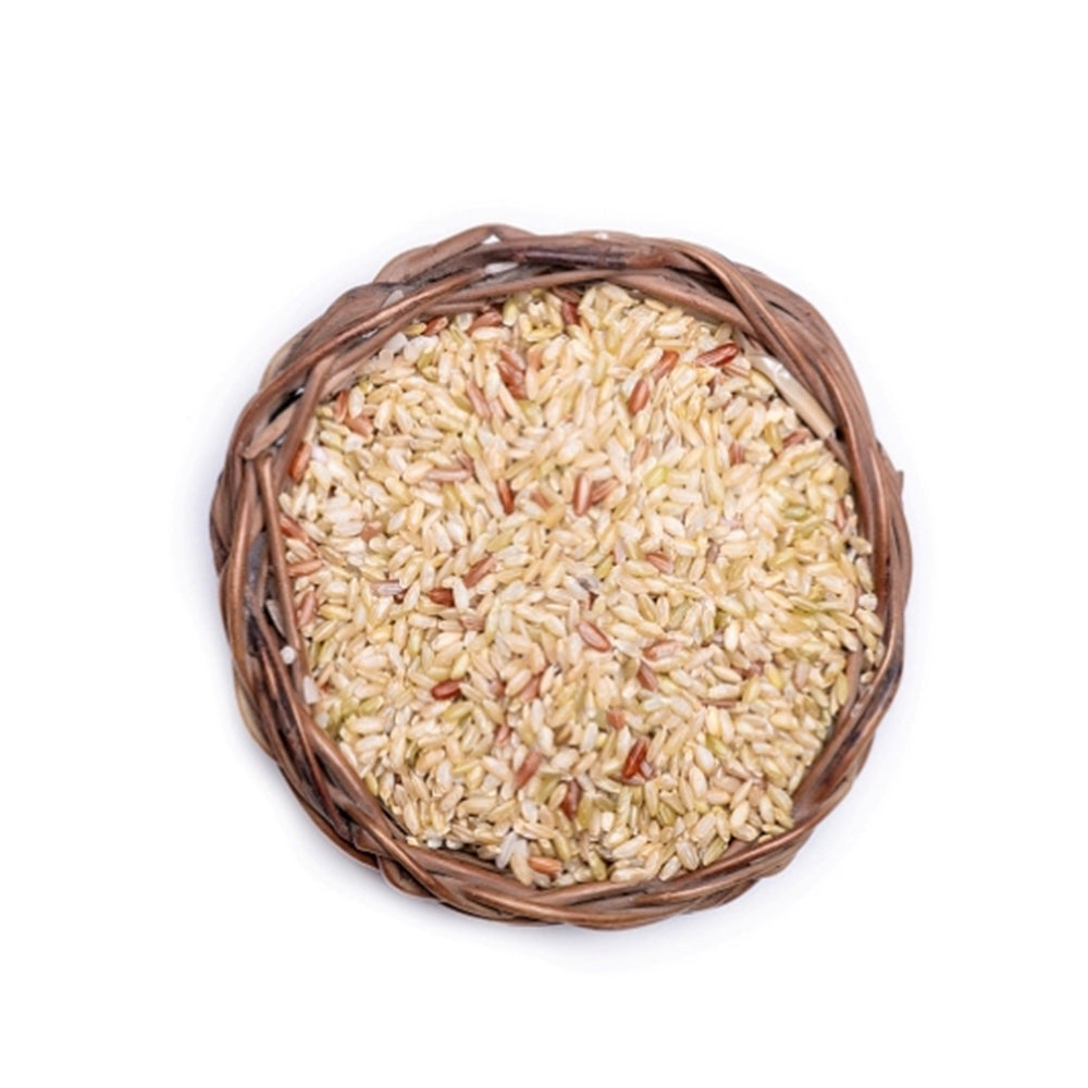 Rice | Aromatic Brown Rice – Straight From The Brahmaputra Valley Farms – The Medicinal Rice From Assam – USDA Organic – BOR-NOI ORGANICS – 1000gm