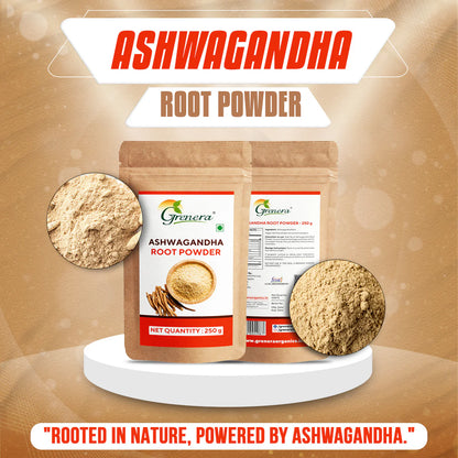 Powder | Ashwagandha Root Powder-No Additives, Preservatives, or Artificial Colours – Grenera – 100gm