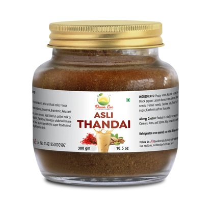 Thandai | Asli Thandai - Vegan, No Added Preservatives &amp; No Artificial Colour Or Flavour - Dawn Lee - 125gm