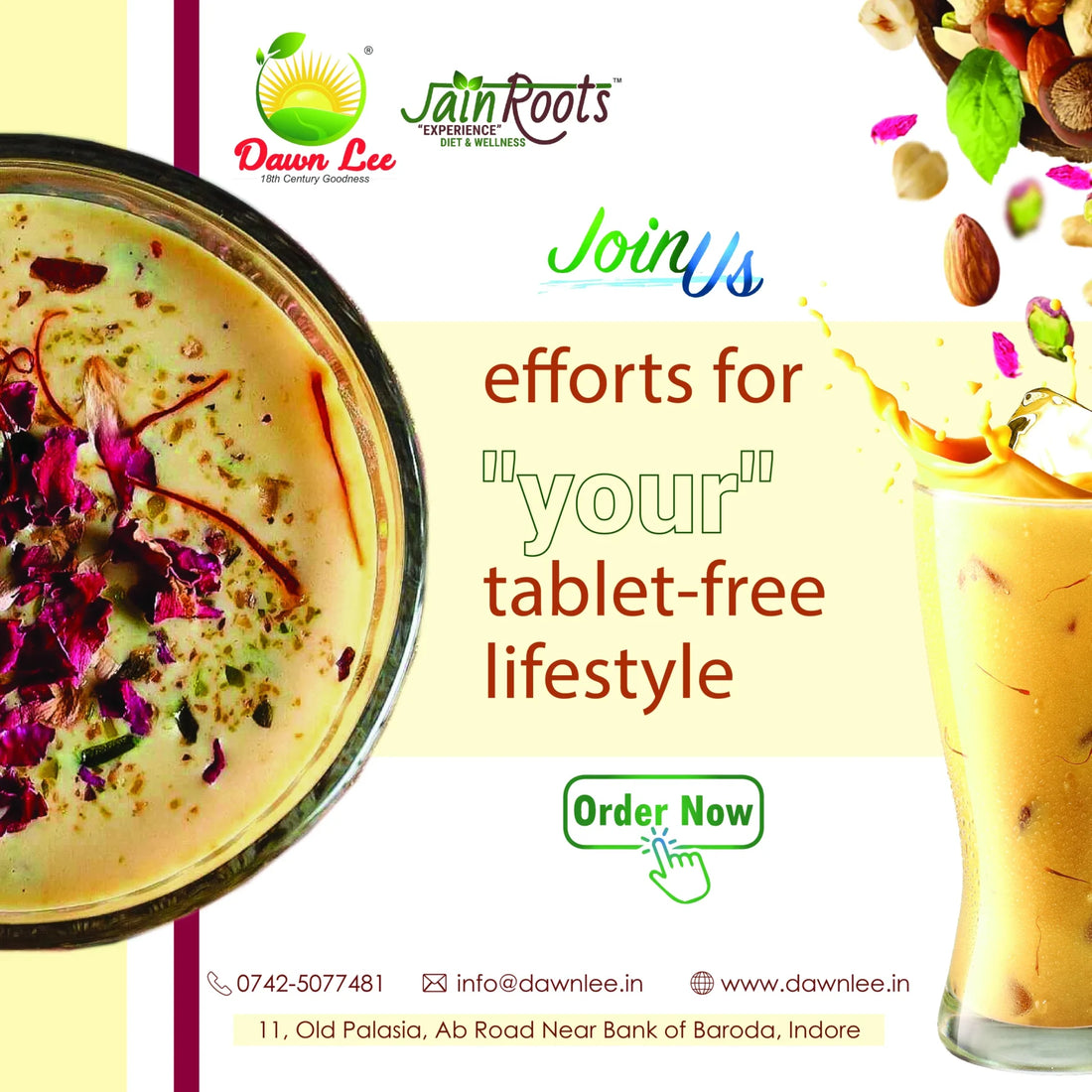 Thandai | Asli Thandai - Vegan, No Added Preservatives &amp; No Artificial Colour Or Flavour - Dawn Lee - 125gm