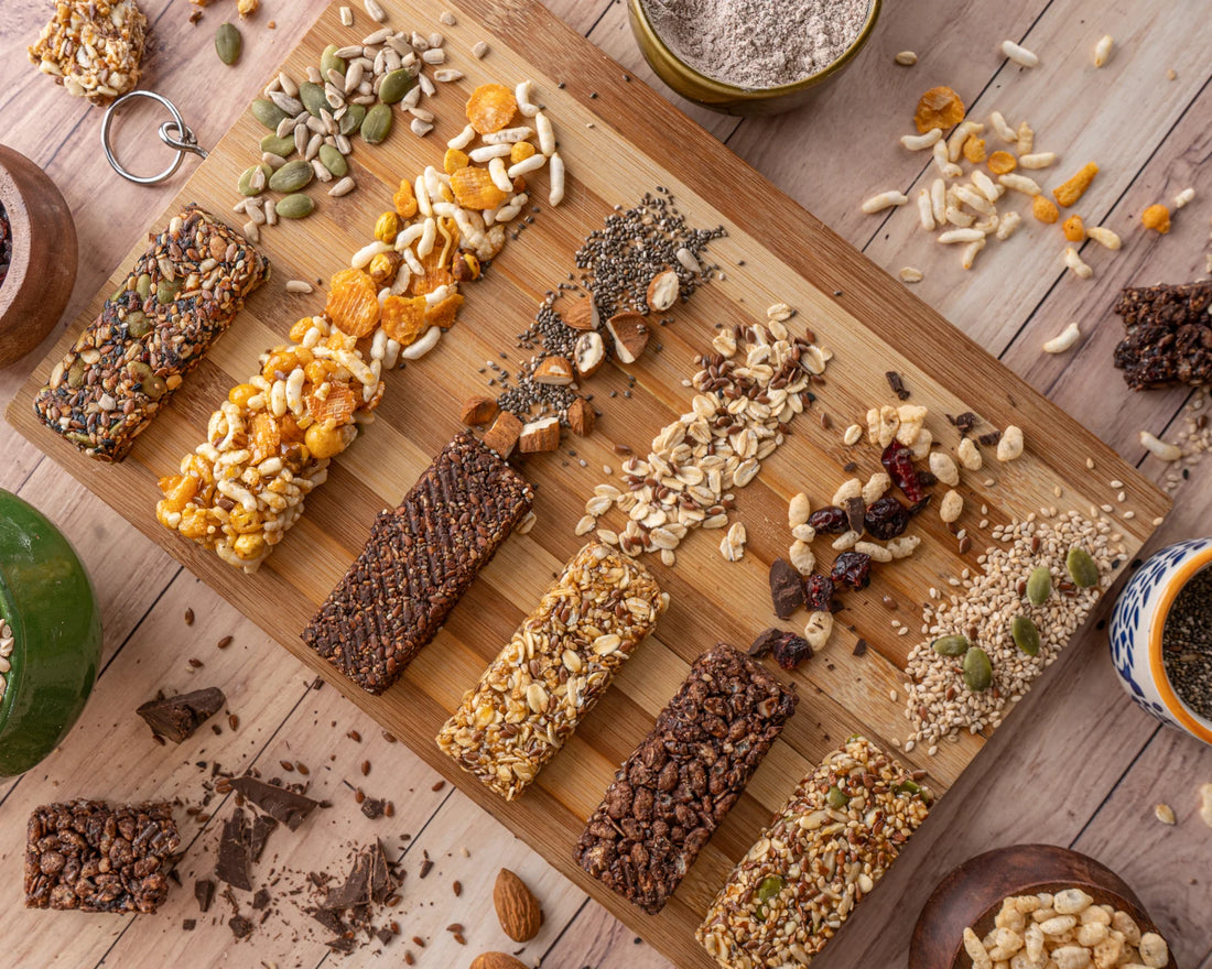 Assorted Energy Bar | Natural - Vegan, Gluten Free, No Added Sugar &amp; Preservatives – Bites Of Bliss – (6pcs) - 149gm
