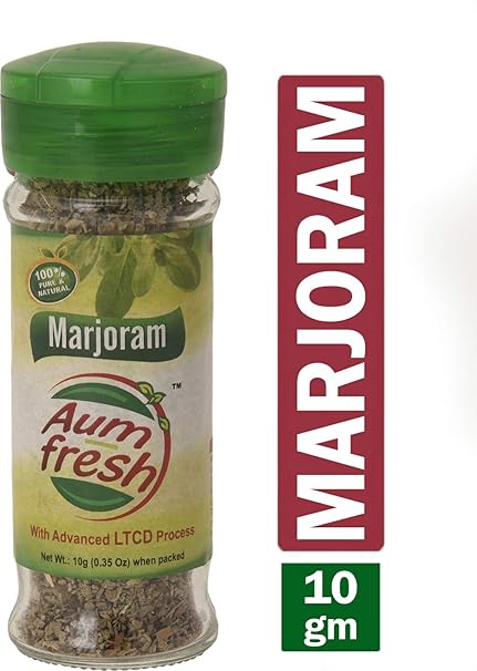 Seasoning | Marjoram - No Additives, No Artificial Flavours &amp; Preservatives Free - Aum Fresh - 15gm