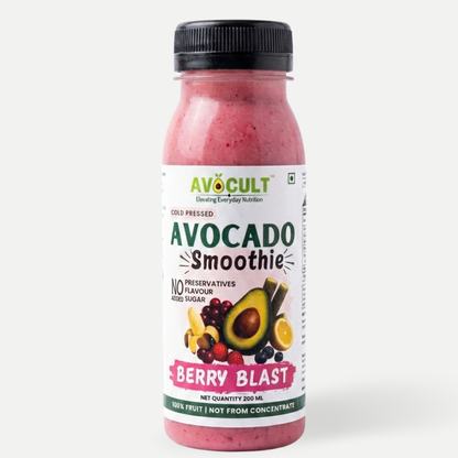 Juice | Avo Berry Blast Smoothie - Summer Drink – Vegan- 100% Fruit Juice-No Added Preservatives, Flavour &amp; Sugar – Avocult – 200