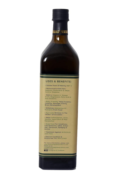 Avocado Oil | Extra Virgin  – Cold Pressed – B&amp;amp;G – 1000ml