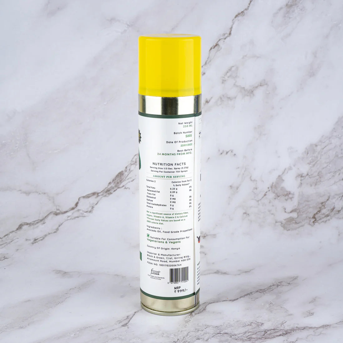 Avocado Spray | Extra Virgin - B&amp;G - 250ml