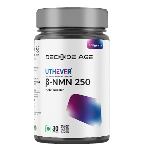 B Nmn 250 | Nad + Booster - Improve Muscle Strength - Vegan, Gluten Free, Dairy Free, Sugar Free &amp;amp; Gmo Free - Decode Age - 30 Capsules