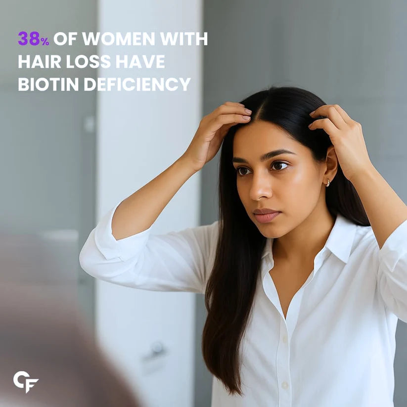 Biotin Tablets for Hair Growth – Hair, Skin &amp; Nail Support-  Supports Hair, Skin, Energy &amp;amp; Immunity - For Women &amp;amp; Men-Vegetarian Tablets- No Artificial Preservative - No After Taste - Carbamide Forte - 90 Capsules
