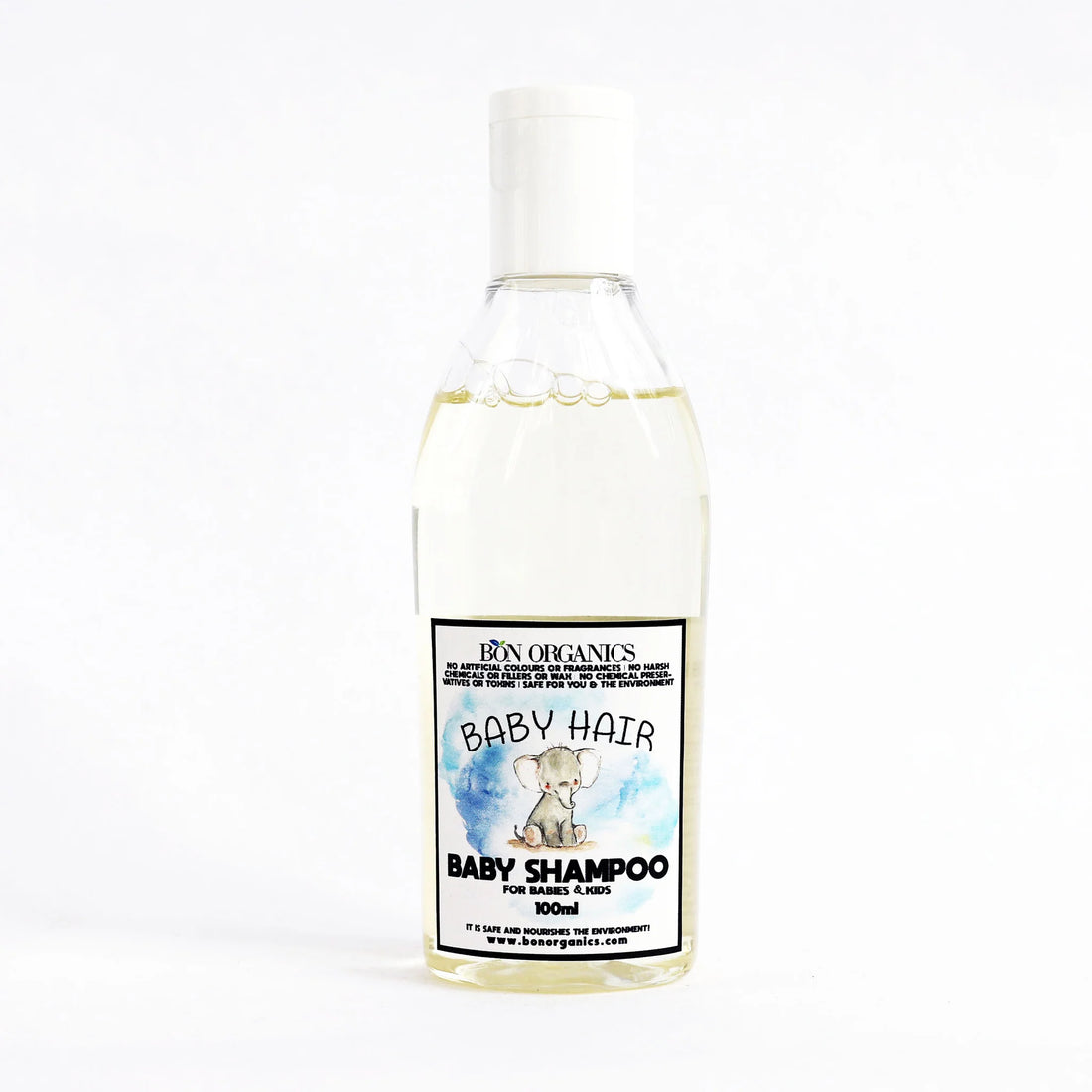Shampoo |Baby Shampoo - Suitable For Delicated Hair - No Harsh Chemicals, No Alcohol, No Animal Products &amp;amp; No Paraben Sulphates - Bon Organics - 120ml