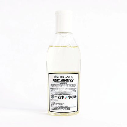 Shampoo |Baby Shampoo - Suitable For Delicated Hair - No Harsh Chemicals, No Alcohol, No Animal Products &amp;amp; No Paraben Sulphates - Bon Organics - 120ml