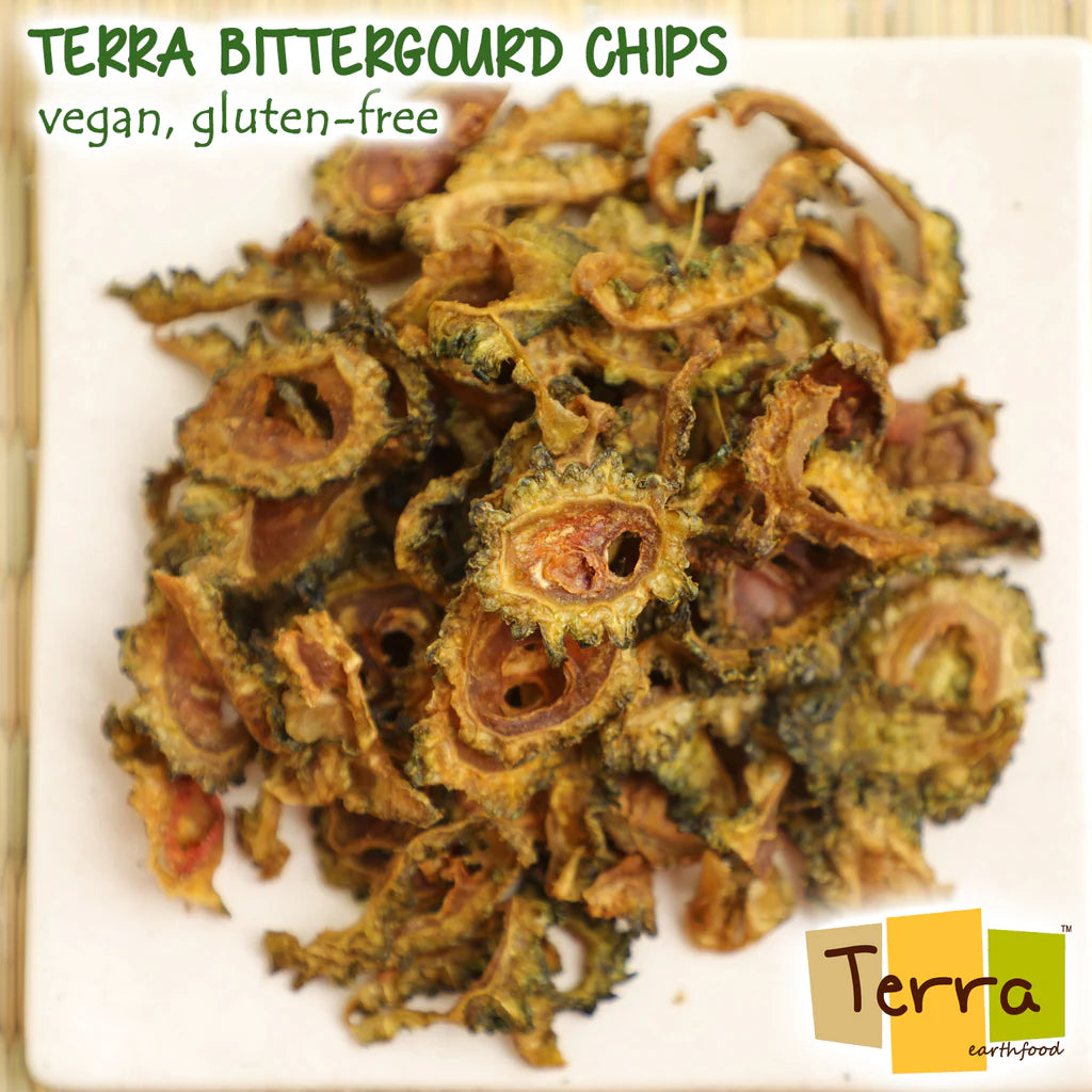 Chips | Bitter Gourd Chips - Vegan &amp; Gluten Free - Terra - 60gm