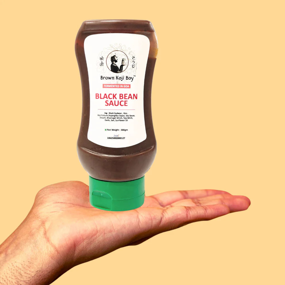 Sauce | Black Bean Sauce - Goa - Brown Koji Boy - 300gm