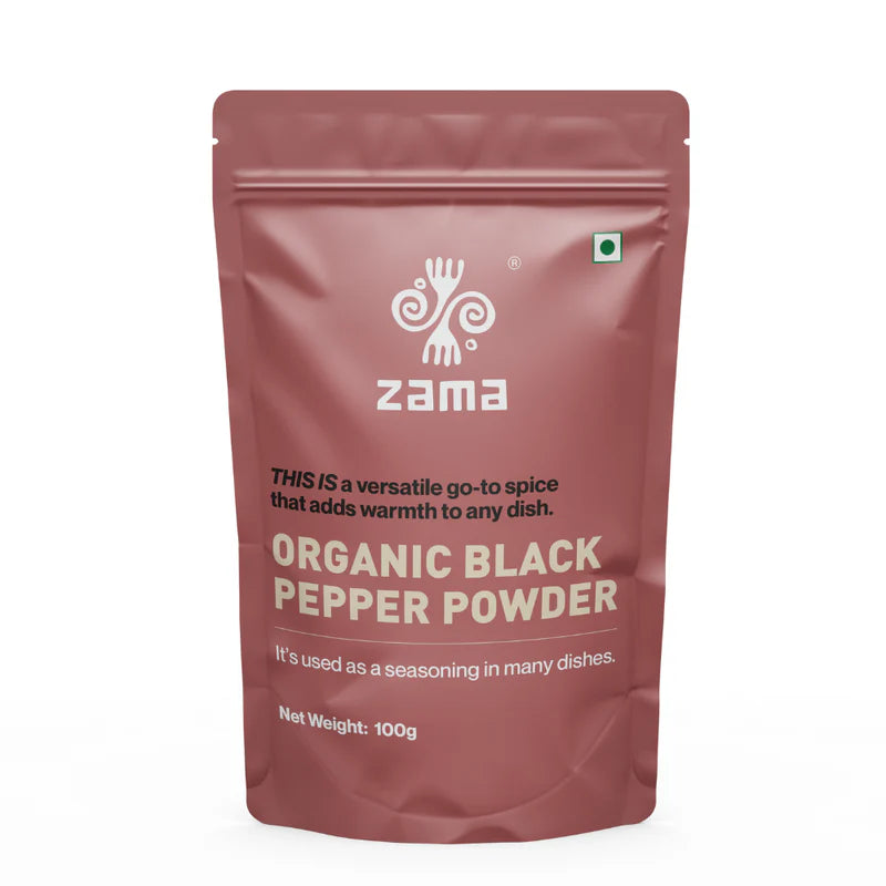 Pepper Powder | Black - Zama Organic - 100gm