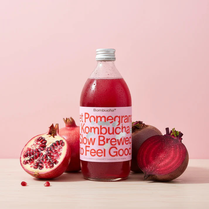 Beetroot Pomegranate Kombucha - Bombucha - 500ml