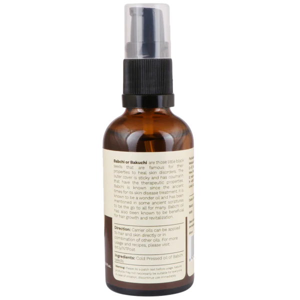Babchi Oil | Pure – Reduce Acne - USDA Organic  - Vegan, Cruelty Free, Paraben Free & Preservatives Free - Tattvalogy – 50ml