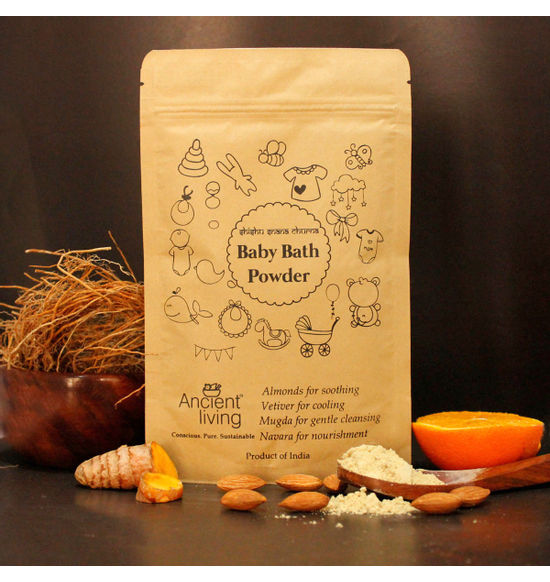 Baby Bath Powder - Pouch – Ancient Living – 100gm