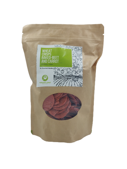 Baked Beet And Carrot Wheat Crisps – Nature&