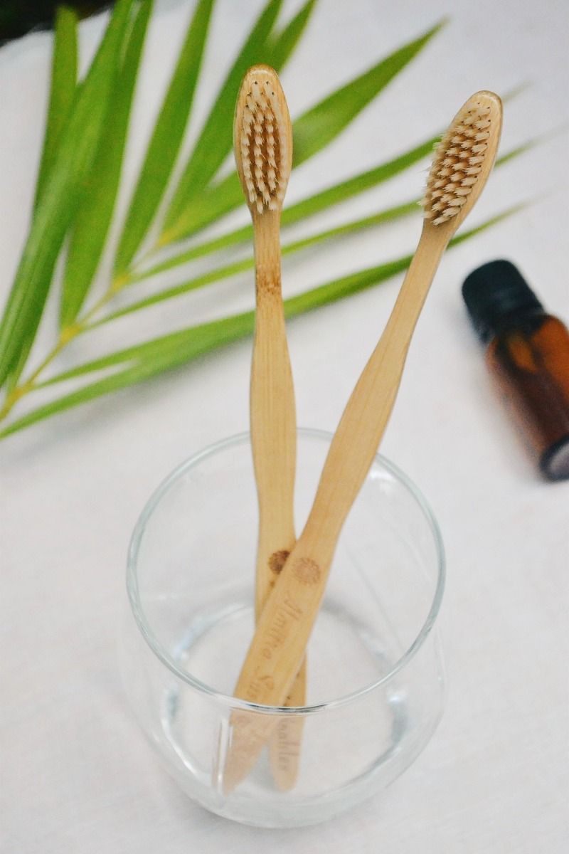 Bamboo Bristle Toothbrush – Kids – Almitra - 1Pc.